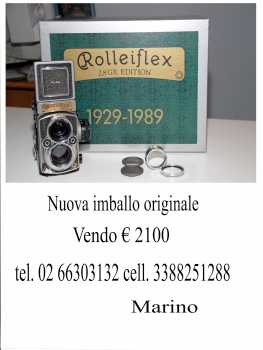 Foto: Proposta di vendita Macchine fotograficha ROLLEIFLEX - 2.8 GX EDITION
