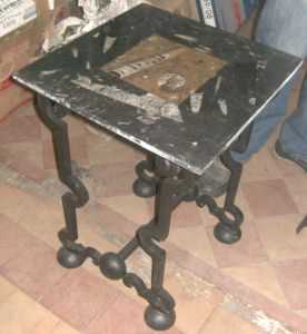 Foto: Proposta di vendita Arredamento TABLE EN MARBRE FOSSILISE - MARBRE FOSSILISE