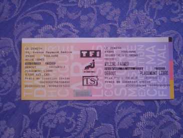 Foto: Proposta di vendita Biglietto da concerti MYLENE FARMER - ZENITH TOULOUSE