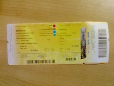 Foto: Proposta di vendita Biglietto da concerti CONCERTO MADONNA 14 LUGLIO - MILANO