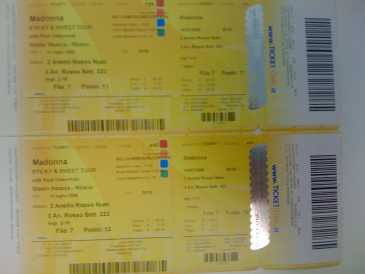 Foto: Proposta di vendita Biglietti di concerti MADONNA TOUR SAN SIRO - SAN SIRO MILANO