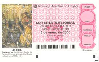 Foto: Proposta di vendita Oggetti da collezione LOTERIA NACIONAL ESPANOLA - LOTERIA - LOTERIA NACIONAL ESPANOLA