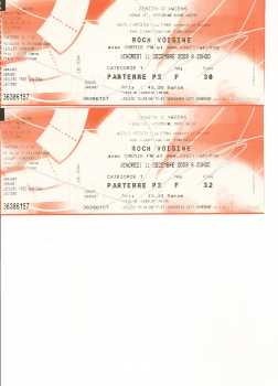 Foto: Proposta di vendita Biglietti di concerti CONCERT ROCH VOISINE - ZENITH D'AMIENS