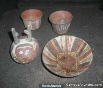 Foto: Proposta di vendita Ceramiche I BANDAGE(SELL) HUACOS BE BORN-PERU (CAHUACHI - BE - Piatto