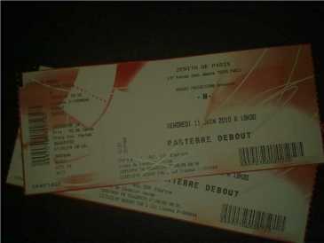 Foto: Proposta di vendita Biglietto da concerti M - ZENITH DE PARIS