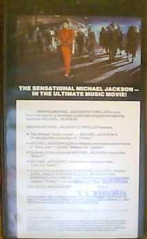Foto: Proposta di vendita VHS Musica e Concerti - Pop rock - MAKING MICHAEL JAKSONS THRILLER - JOHN LANDIS