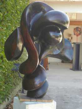 Foto: Proposta di vendita Statua Legno - SCULPTURE DARIUS (ECLOSION D'UNE GOUITTE D'EAU ) - Contemporaneo