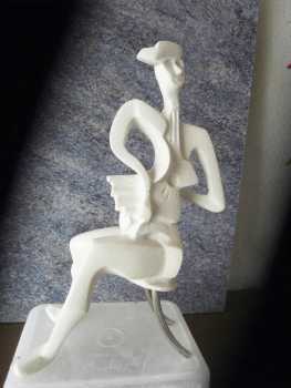 Foto: Proposta di vendita Statua Marmo - SCULPTURE DARIUS ( DEUX MUSICIENS EN UN ) - Contemporaneo