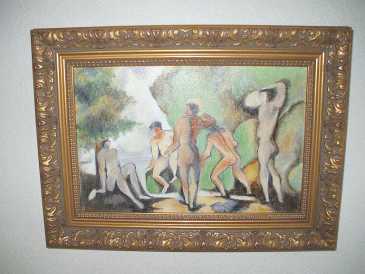 Foto: Proposta di vendita 2 Dipinti a olia BAIGNEURS BAIGNEUSES - XX secolo