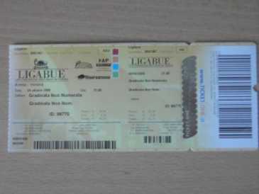 Foto: Proposta di vendita Biglietti di concerti LIGABUE - PALAMAGGIO CASERTA