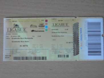 Foto: Proposta di vendita Biglietto da concerti LIGABUE - CASERTA