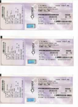 Foto: Proposta di vendita Biglietti di concerti SONNY ROLLINS - OLYMPIA PARIS