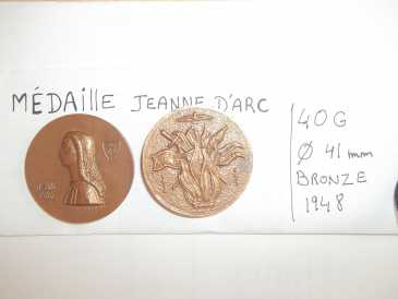 Foto: Proposta di vendita 4 Medaglie JEANNE D'ARC ET CHARLES 7 - Medaglia commemorativa - Tra il 1917 e il 1939