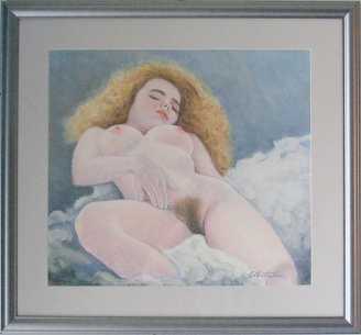 Foto: Proposta di vendita Acquerello - pittura a guazzo IL PIACERE - Contemporaneo