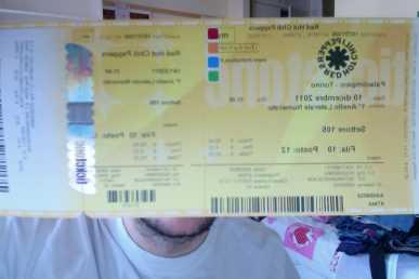 Foto: Proposta di vendita Biglietti di concerti RED HOT CHILI PEPPERS - TORINO