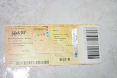 Foto: Proposta di vendita Biglietto da concerti CONCERTO BLINK 182 - ASSAGO