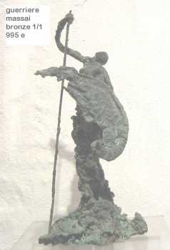 Foto: Proposta di vendita Statua Bronzo - GUERRIERE MASSAI - Contemporaneo
