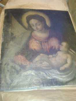 Foto: Proposta di vendita Dipinto a olio MADONNA CON BAMBINO 800 - XIX secolo
