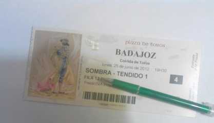 Foto: Proposta di vendita Biglietto da spettacolo TOURADA DE JOSE TOMAS - BADAJOZ