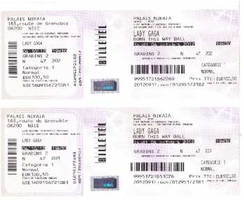 Foto: Proposta di vendita Biglietti di concerti CONCERT LADY GAGA - PALAIS NIKAIA