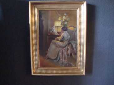 Foto: Proposta di vendita Dipinto a olio ART DECO PAINTING SCANDINAVIA - XX secolo