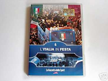 Foto: Proposta di vendita 4 DVDs Sport - Calcio - 4 DVD L'ITALIE A LA COUPE DU MONDE 2006 - GAZZETTA DELLO SPORT