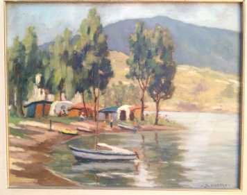 Foto: Proposta di vendita Dipinto a olio LAGO DI CALDONAZZO - XX secolo