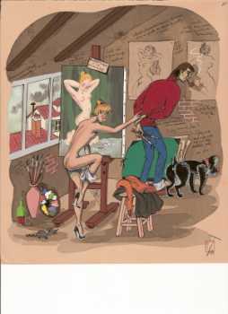 Foto: Proposta di vendita Acquerello - pittura a guazzo GOUACHES DU PEINTRE TO COULLET - XX secolo