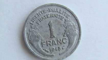 Foto: Proposta di vendita Monete UN FRANC 1948