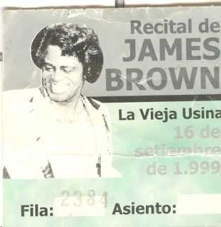 Foto: Proposta di vendita Francobolli / cartoline TICKET DE COLECCION DE JAMES BROWN - Musica