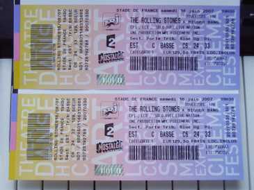 Foto: Proposta di vendita Biglietti di concerti ROLLING STONES A PARIS - STADE DE FRANCE - SAINT DENIS