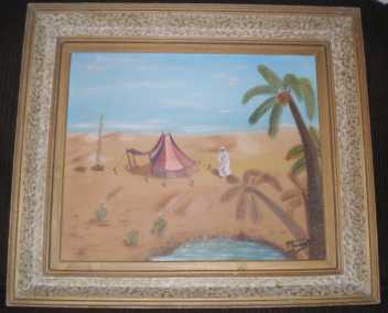 Foto: Proposta di vendita Acquerello - pittura a guazzo BEDOUIN DANS LE DESERT - XX secolo