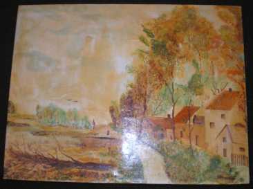 Foto: Proposta di vendita Acquerello - pittura a guazzo LA CAMPAGNE - XX secolo