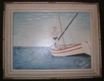 Foto: Proposta di vendita Acquerello - pittura a guazzo LE BATEAU - XX secolo