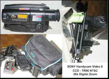 Foto: Proposta di vendita Videocamera SONY HANDYCAM - SONYHANDYCAM VIDEO8 CCD-TR66 NTSC 26X +ACCESSORIES