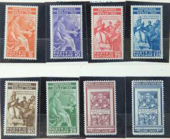 Foto: Proposta di vendita 8 Blocci dis francobolli 1934 CONGRESSO GIURIDICO-POSTA AEREA VATICANO - Avvenimenti