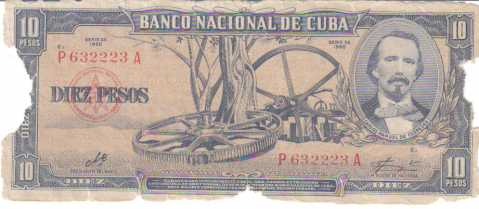 Foto: Proposta di vendita Biglietto e buono 10 PESOS CUBAIN SIGNE PAR LE CHE GUEVARA - 7 ANS AVANT SA MORT