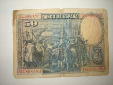 Foto: Proposta di vendita Biglietto e buono BILLETE DE ESPANA DENOMINACION 50 PESETAS - MEXICO