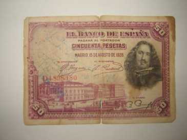 Foto: Proposta di vendita Biglietto e buono BILLETE DE ESPANA DENOMINACION 50 PESETAS - MEXICO