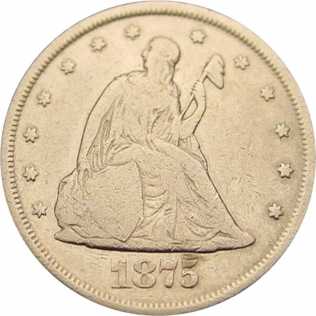 Foto: Proposta di vendita Moneta moderna MONEDA DE 1875 DE 25 CENTAVOS DE E.U.A