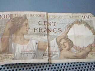 Foto: Proposta di vendita 3 Biglietti ANCIENS BILLETS DE 50,100 ET 1000 FRANCS FRANCAIS