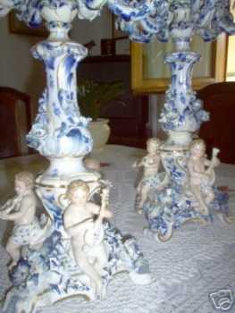 Foto: Proposta di vendita 2 Ceramice CANDELIERI IN CAPODIMONTE