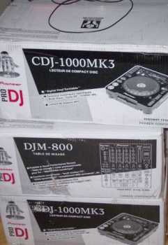 Foto: Proposta di vendita Accessora ed effetto PIONEER - VENTE 2 CDJ-1000 MK3 CD PLAYERS & 1 DJM-800