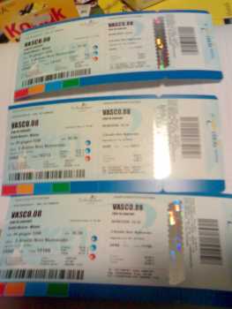 Foto: Proposta di vendita Biglietto da concerti VASCO ROSSI 2008 - SAN SIRO (MILANO)