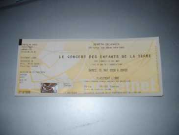 Foto: Proposta di vendita Biglietti di concerti LE CONCERT DES ENFANTS DE LA TERRE - PARIS ZENITH