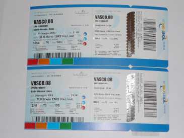 Foto: Proposta di vendita Biglietti di concerti CONCERTO VASCO 29/05/08 - STADIO OLIMPICO ROMA