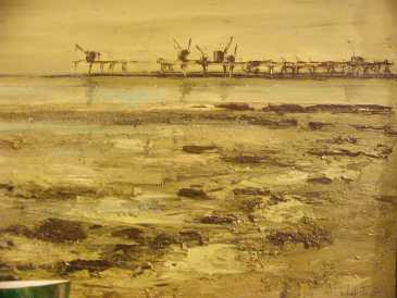 Foto: Proposta di vendita Dipinto a olio LA POINTE DE GRAVE PAR GEORGES LAPORTE - XX secolo