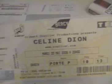 Foto: Proposta di vendita Biglietti di concerti CONCIERTO CELINE DION - BERVY PARIS