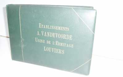 Foto: Proposta di vendita Francobolli / cartoline USINE DE FILATURE A.VANDEVOORDE 1930 - Monumenti e architettura