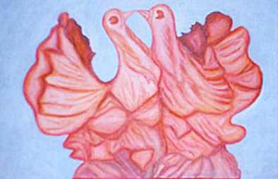 Foto: Proposta di vendita Disegno THE LOVING BIRD - Contemporaneo